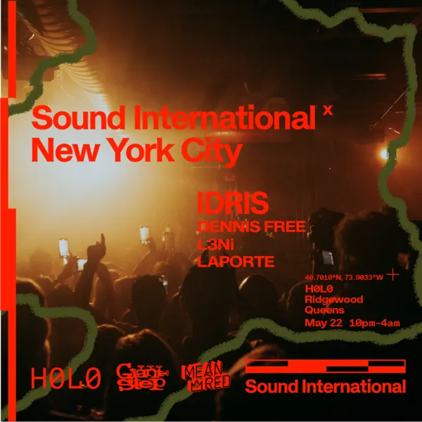 Sound International: IDRIS event flyer