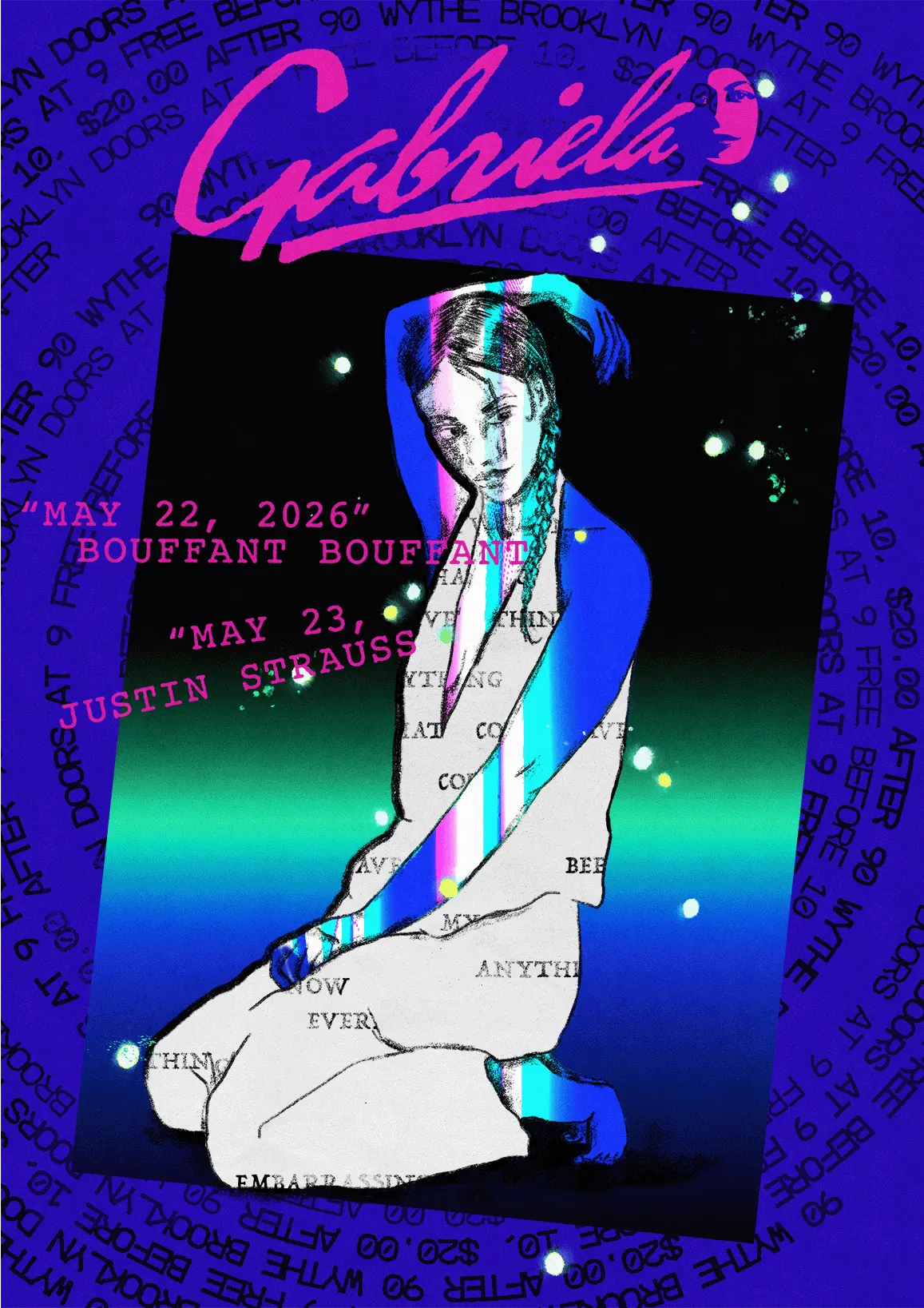 Bouffant Bouffant // ALL NIGHT LONG event flyer