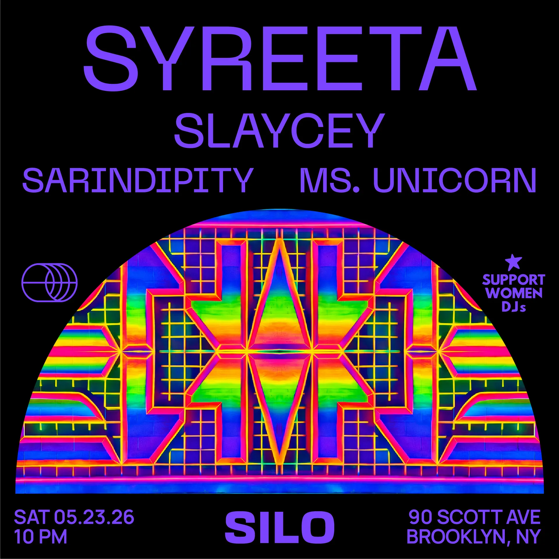 SYREETA event flyer