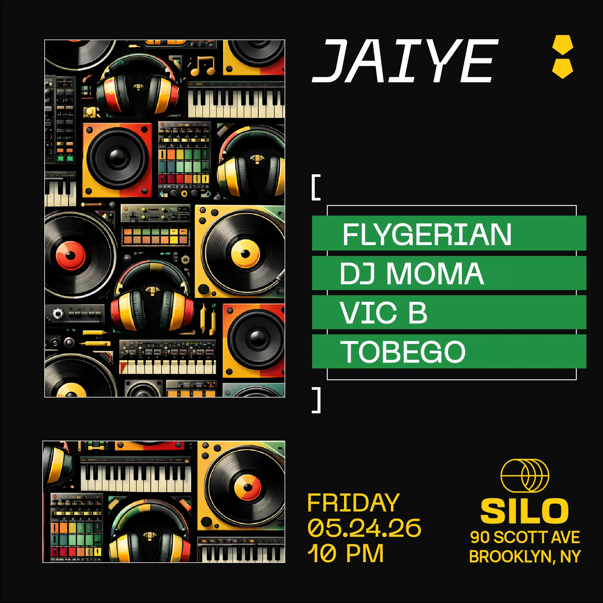 Jaiye: Afrobeats event flyer