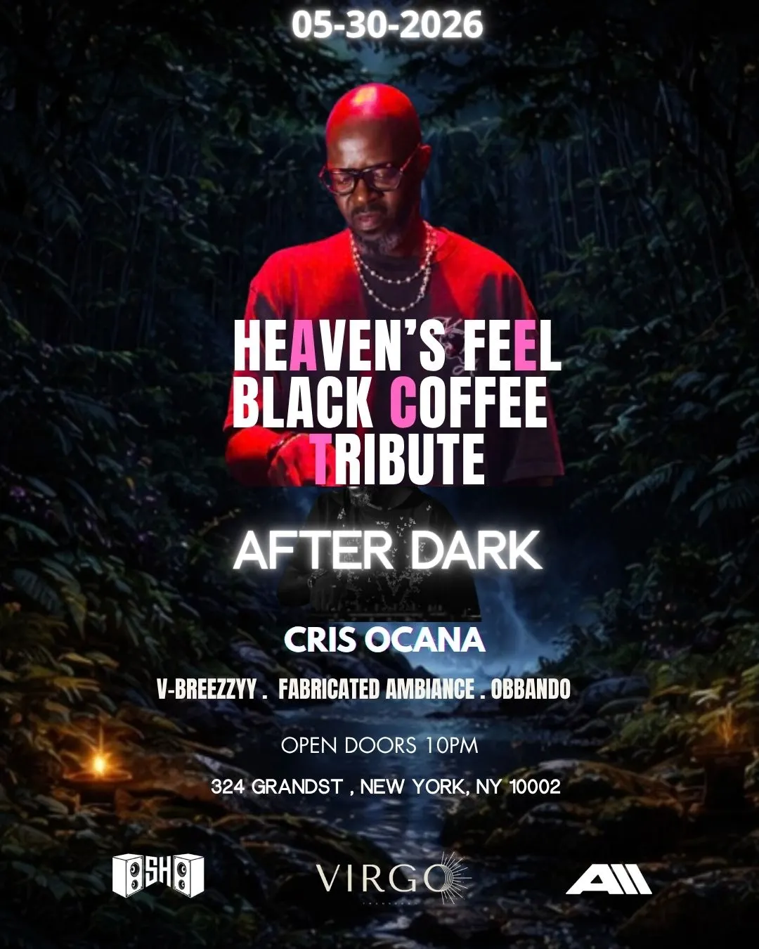 Heaven's Feel After Dark: Black Coffee event flyer
