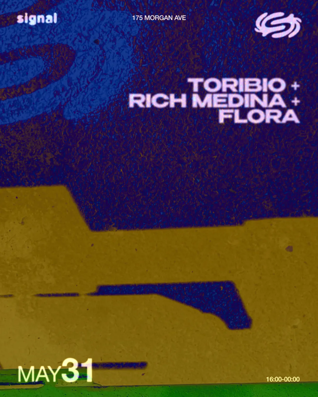 Toribio + Rich Medina + FLORA event flyer