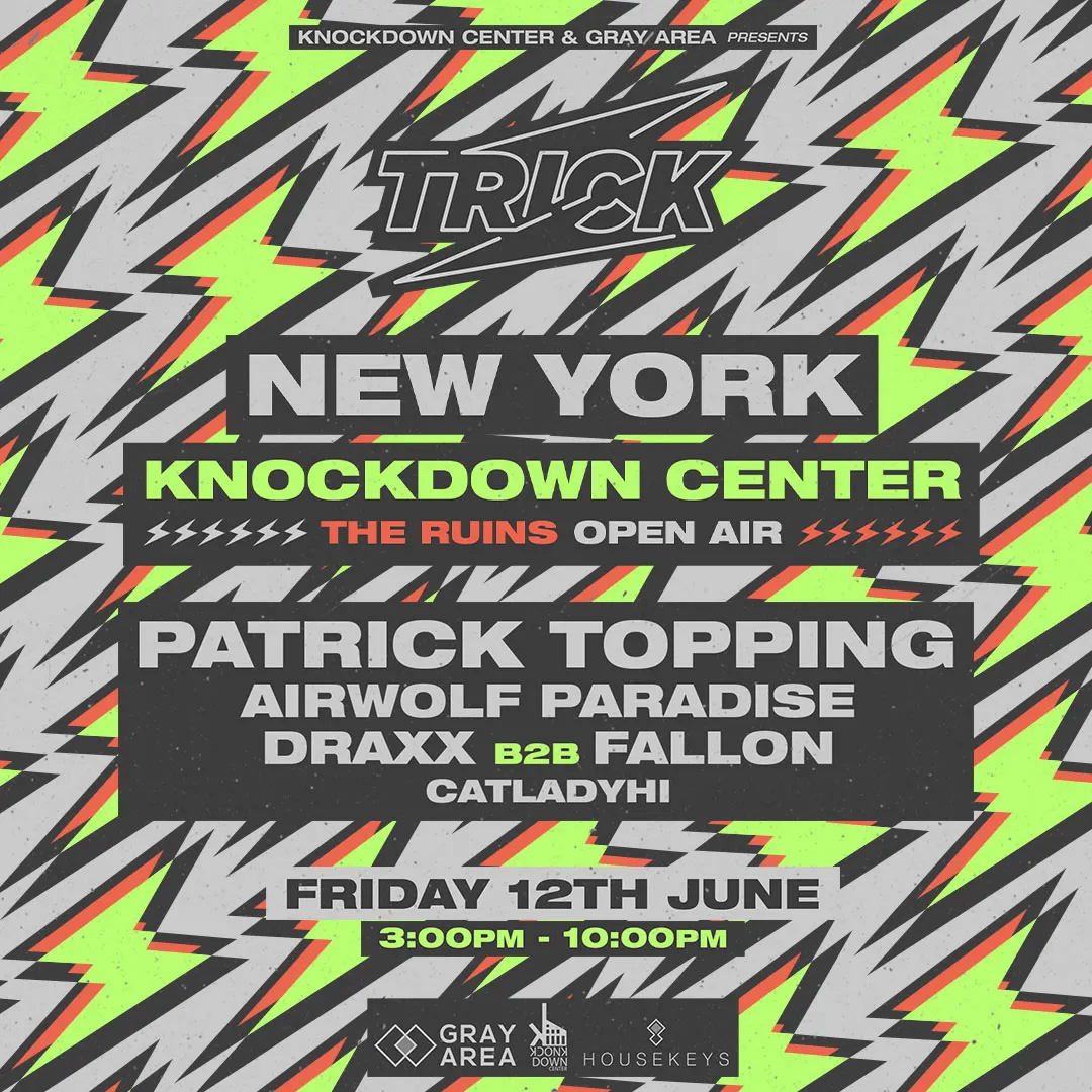 Patrick Topping: Trick in The Ruins event flyer