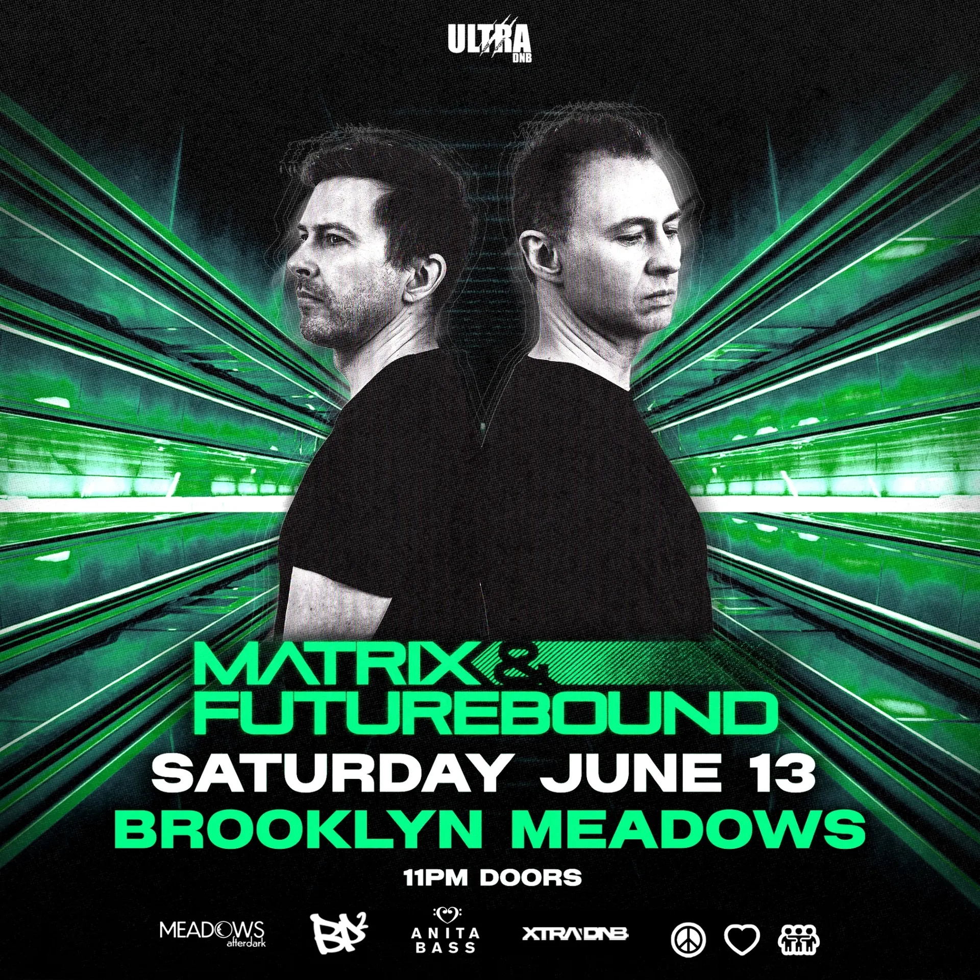 Matrix & Futurebound event flyer