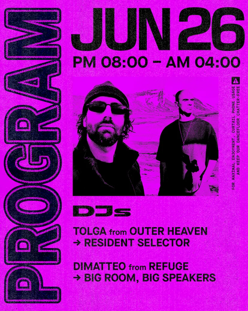 Outer Heaven presents: Tolga event flyer