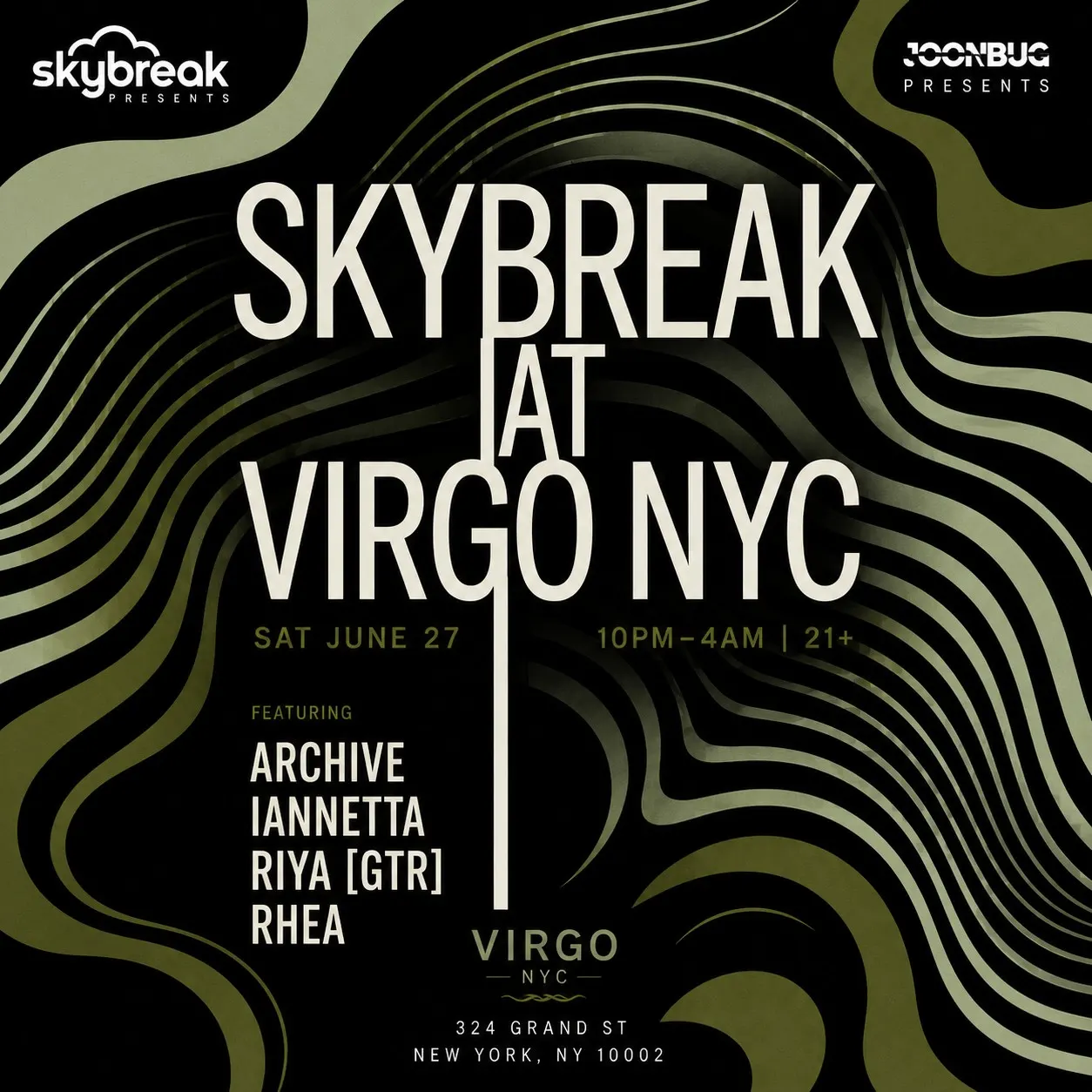 Skybreak 6/27 event flyer