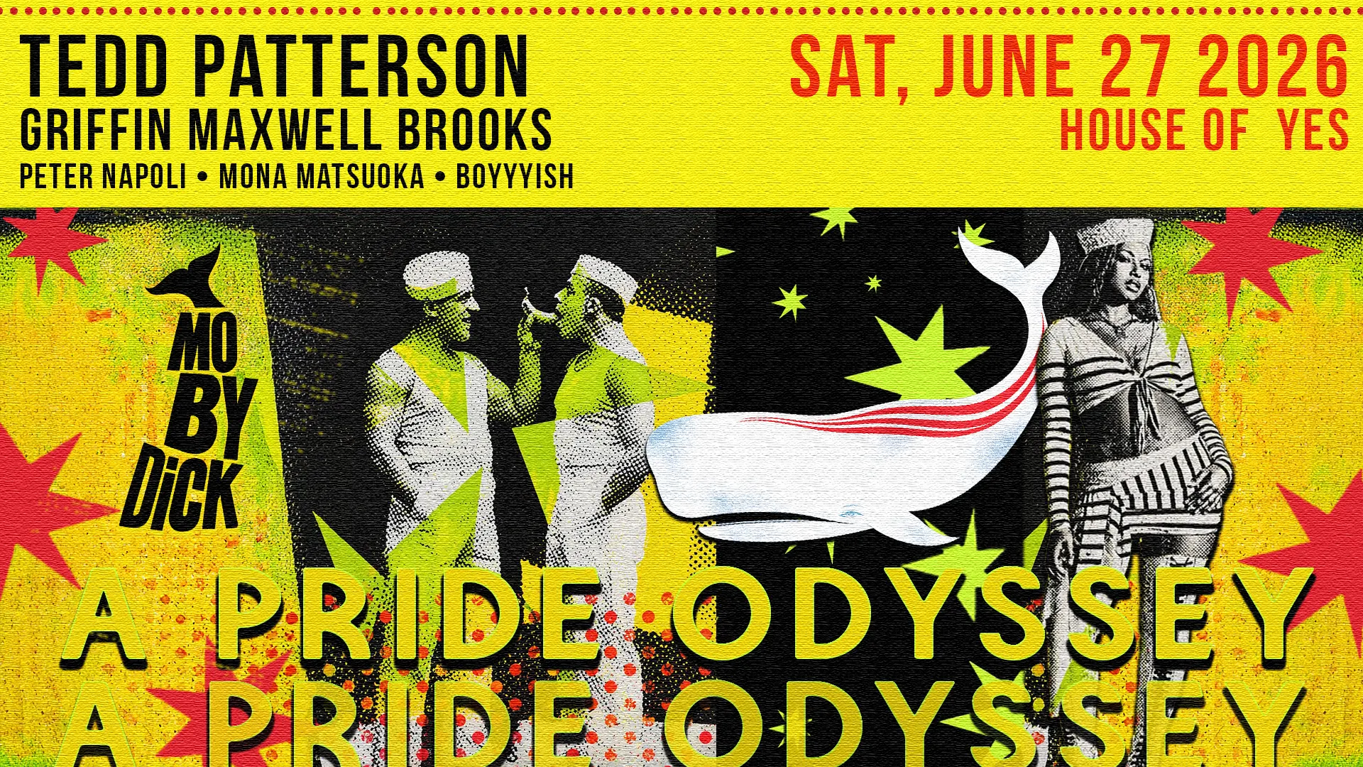 Griffin Maxwell Brooks, Tedd Patterson, Peter Napoli event flyer