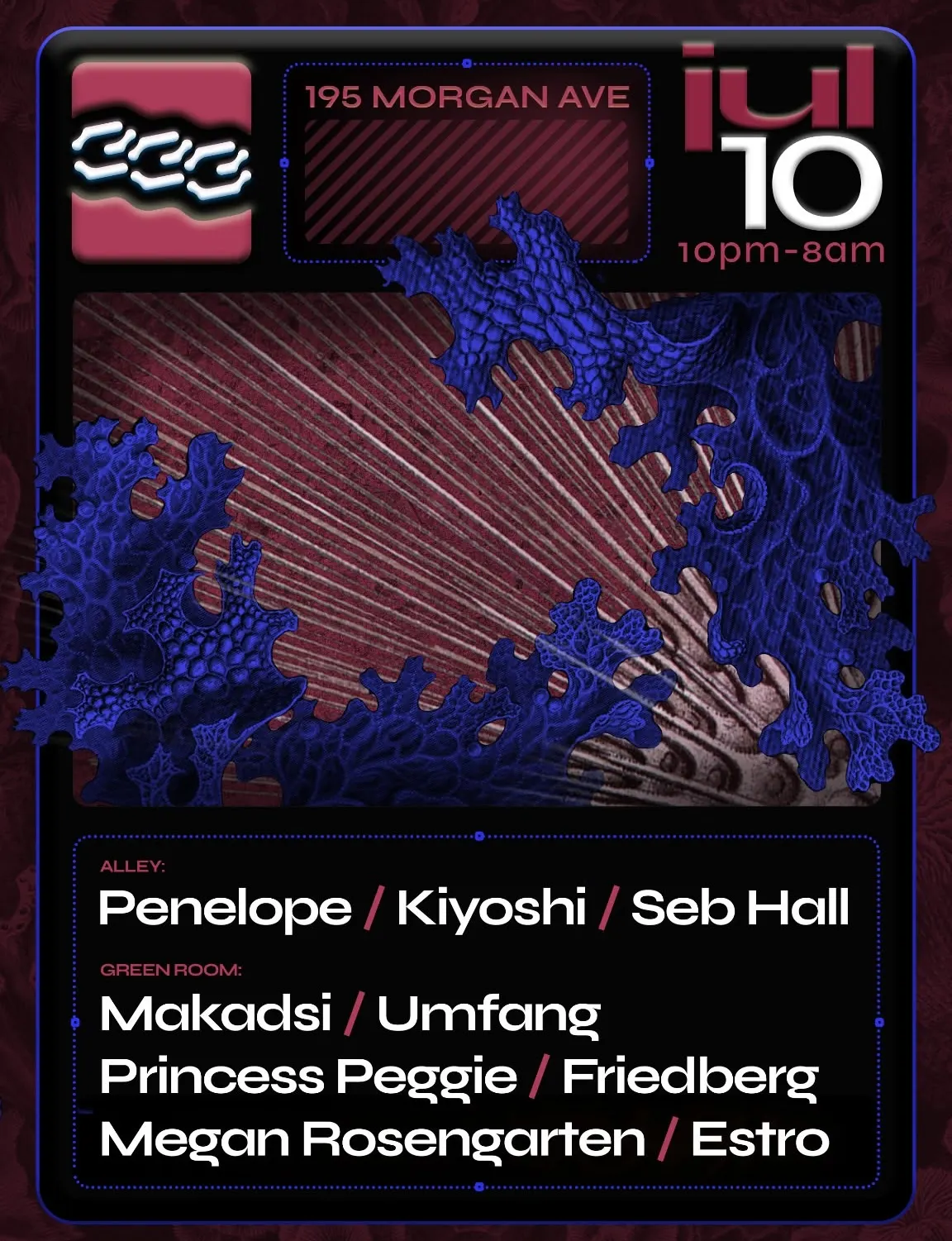 Golden Record NYC presents Penelope, Kiyoshi, Sasta event flyer