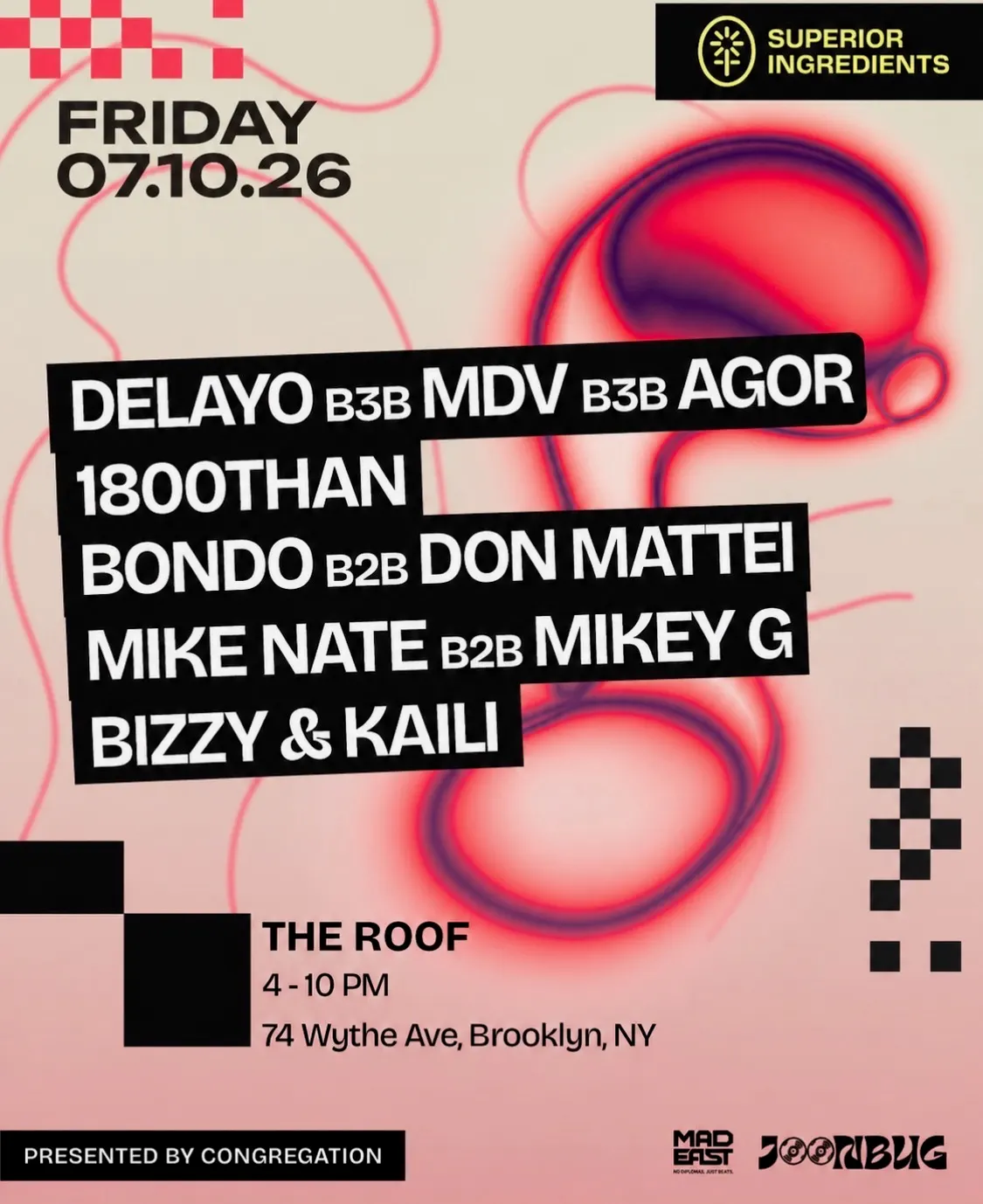 Superior Ingredients: The Roof event flyer