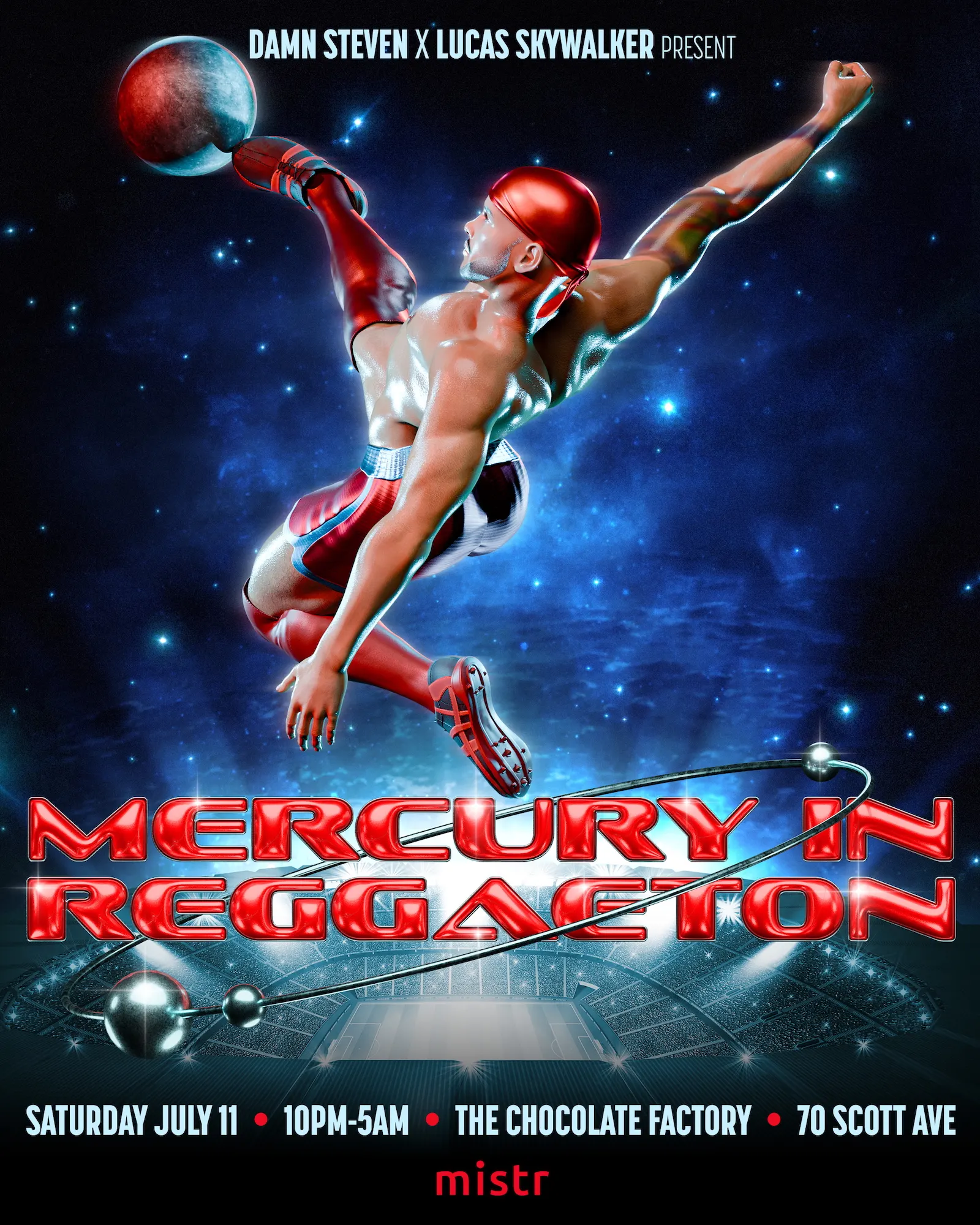 MERCURY IN REGGAETON event flyer