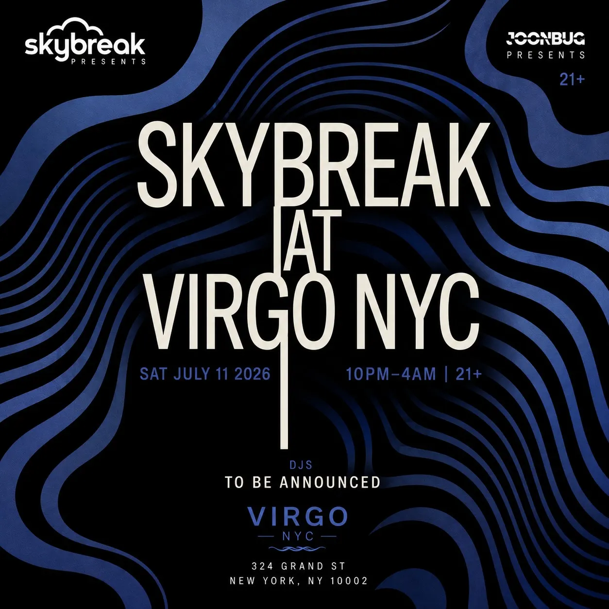 Skybreak NYC 7/11 event flyer