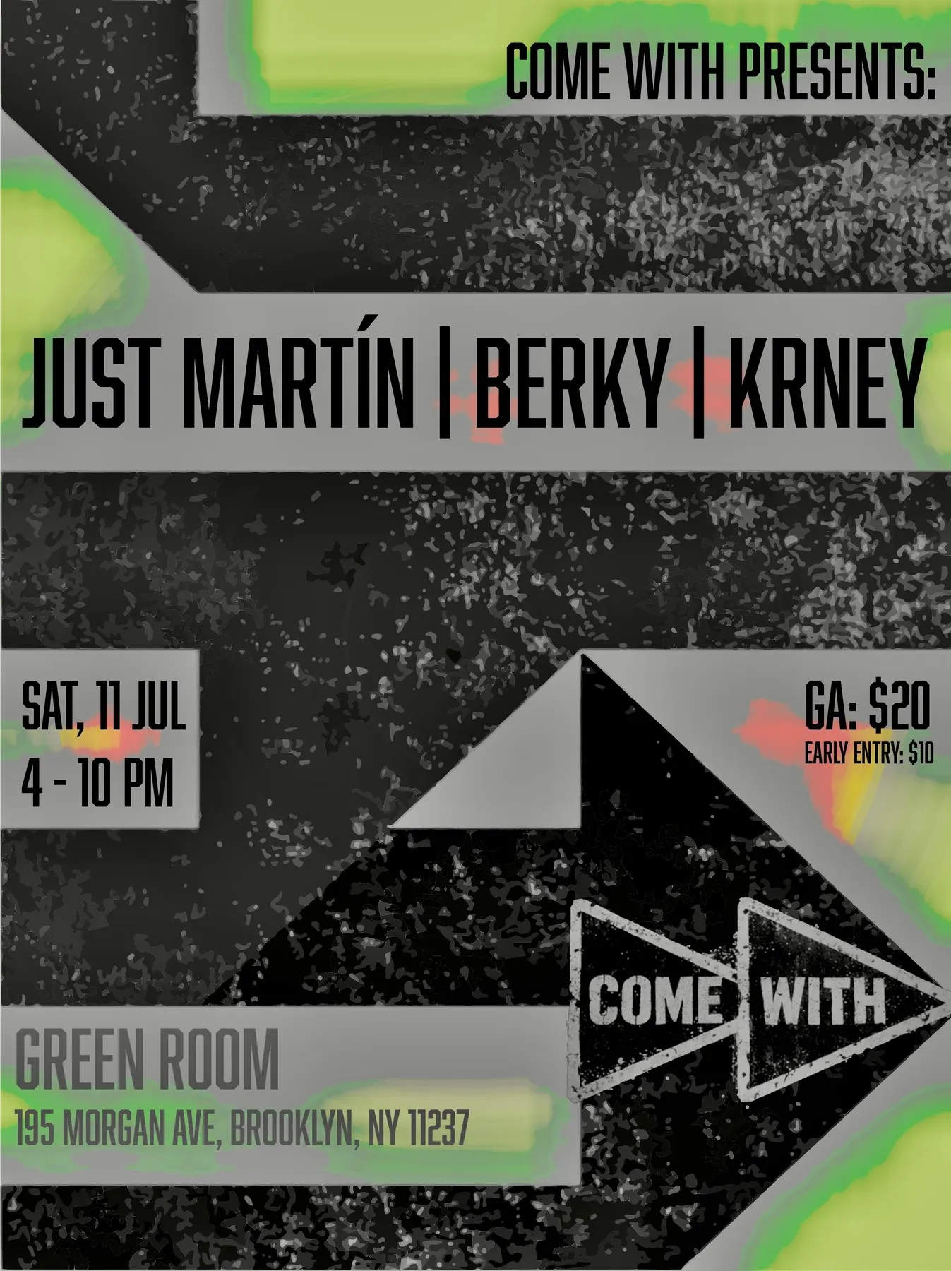 Come With event flyer