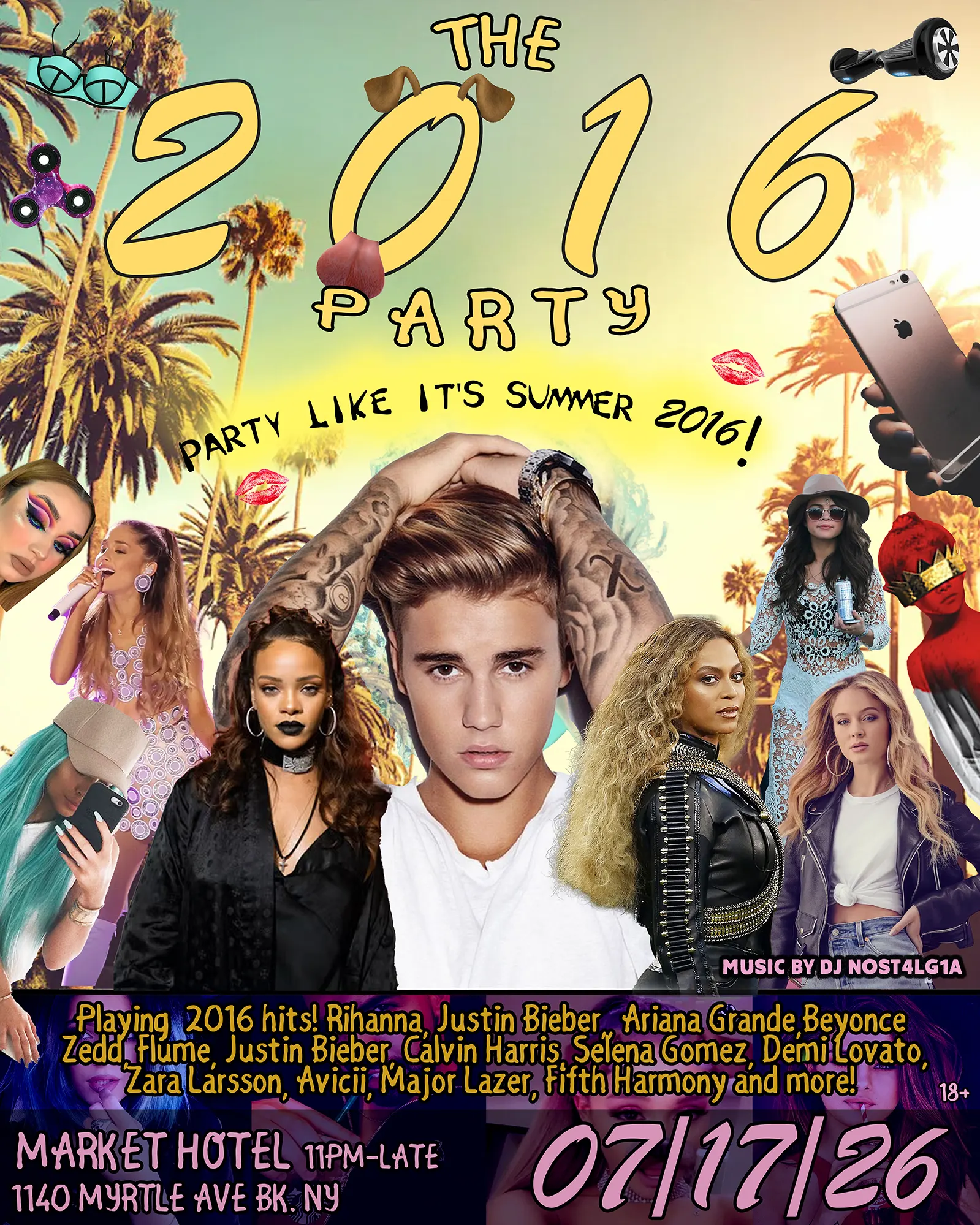 The 2016 Party: Party like it's summer 2016 event flyer