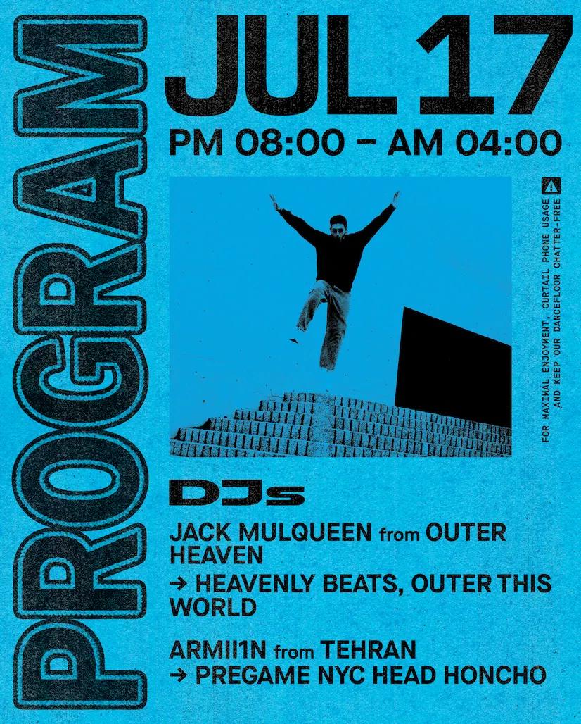 Outer Heaven presents: Jack Mulqueen event flyer