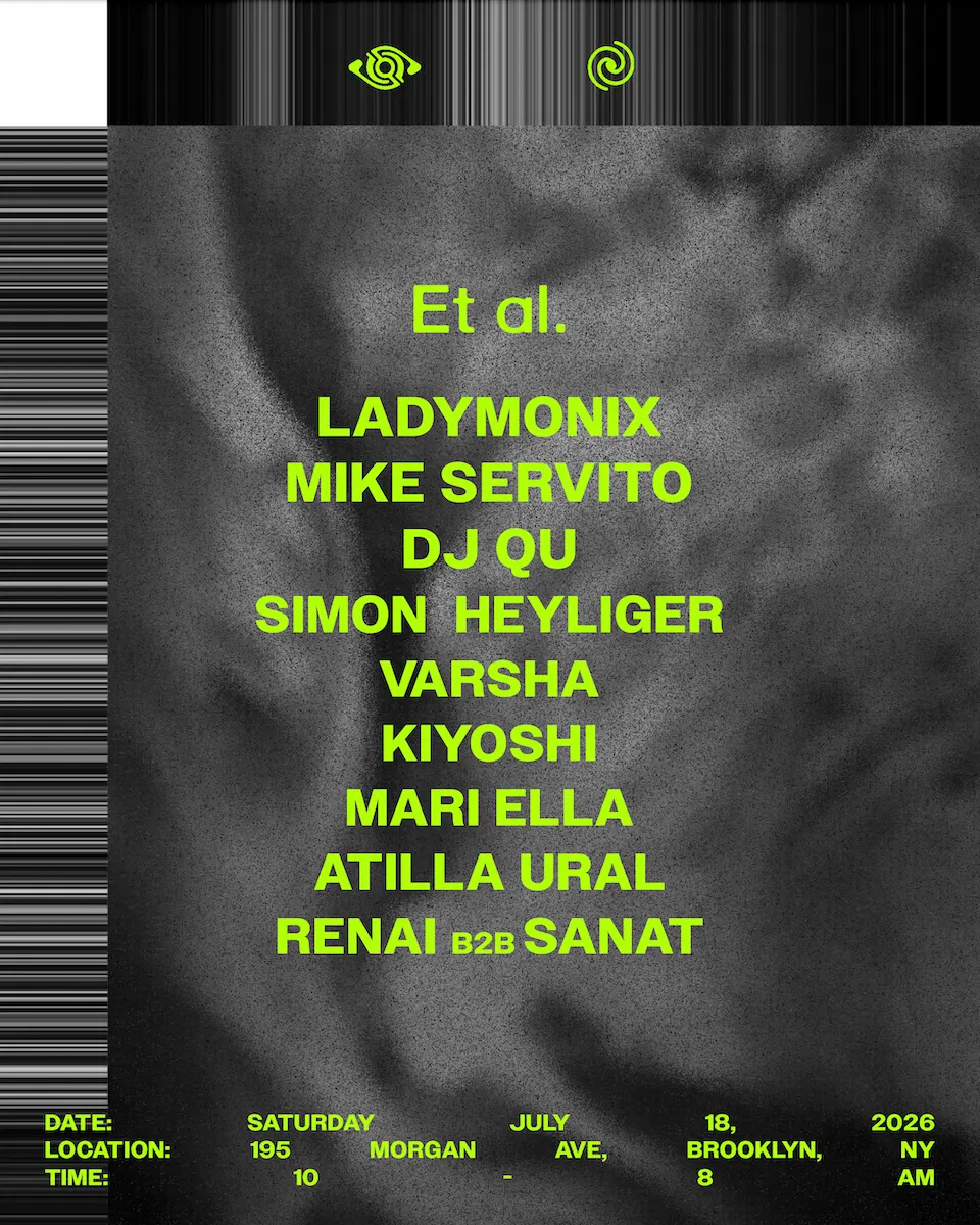 Golden Record NYC x Sights and Sounds present DJ Qu, LADYMONIX, Mike Servito event flyer