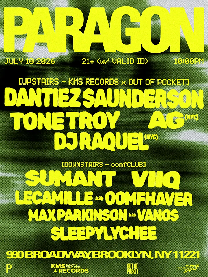 Dantiez Saunderson, Tone Troy, AG, DJ Raquel + MORE event flyer
