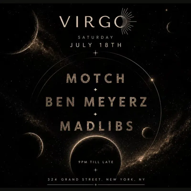 Saturday 07/18 event flyer
