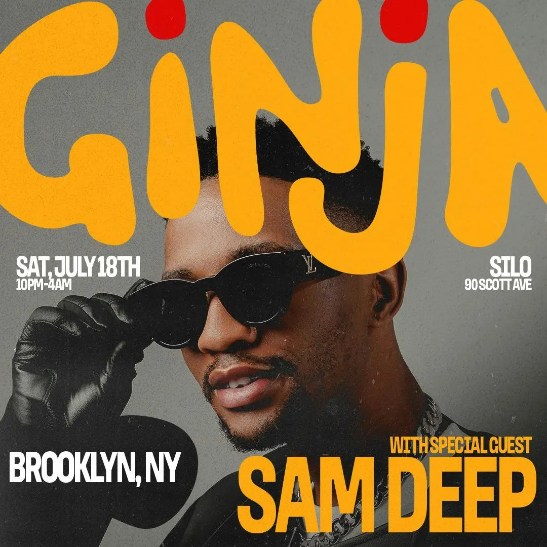 Ginja feat. Ethan Tomas event flyer