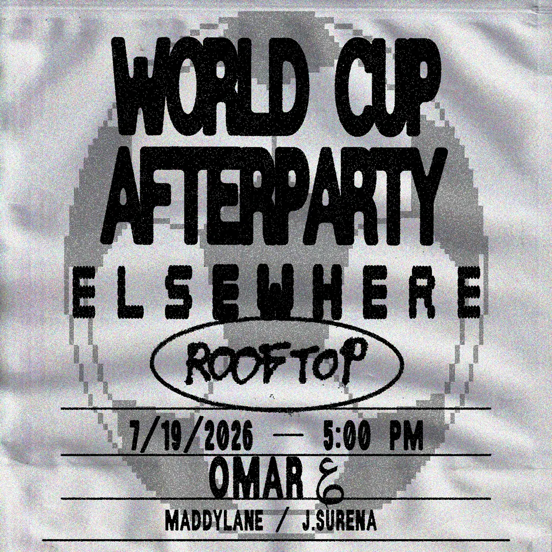 WC Afterparty with Omar ؏, Maddylane, J.Surena event flyer