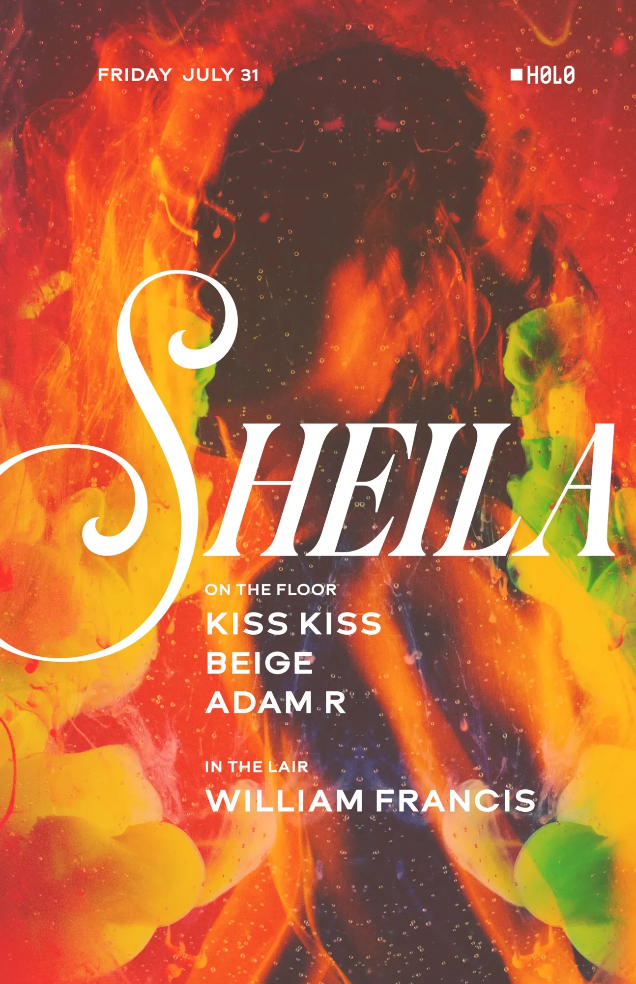 SHEILA event flyer