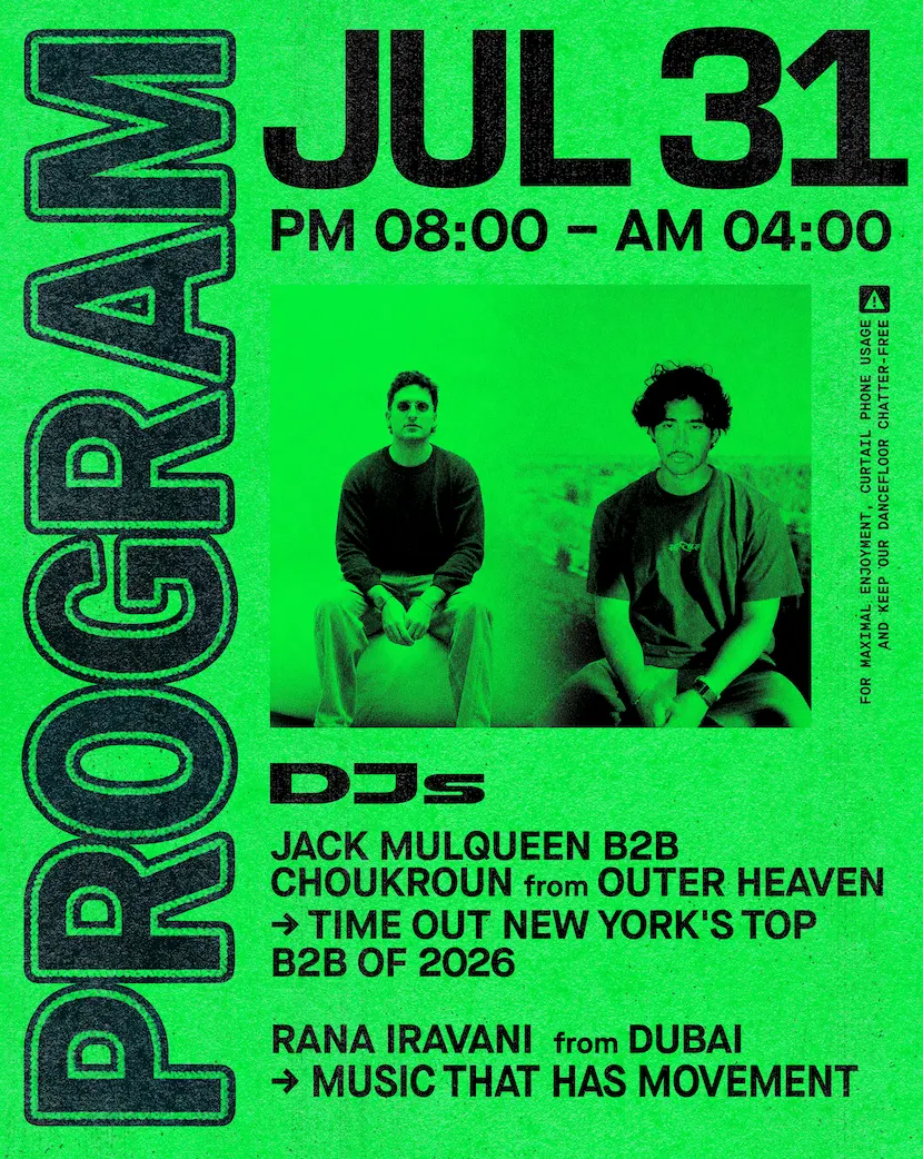 Outer Heaven presents: Jack Mulqueen b2b Zayd event flyer