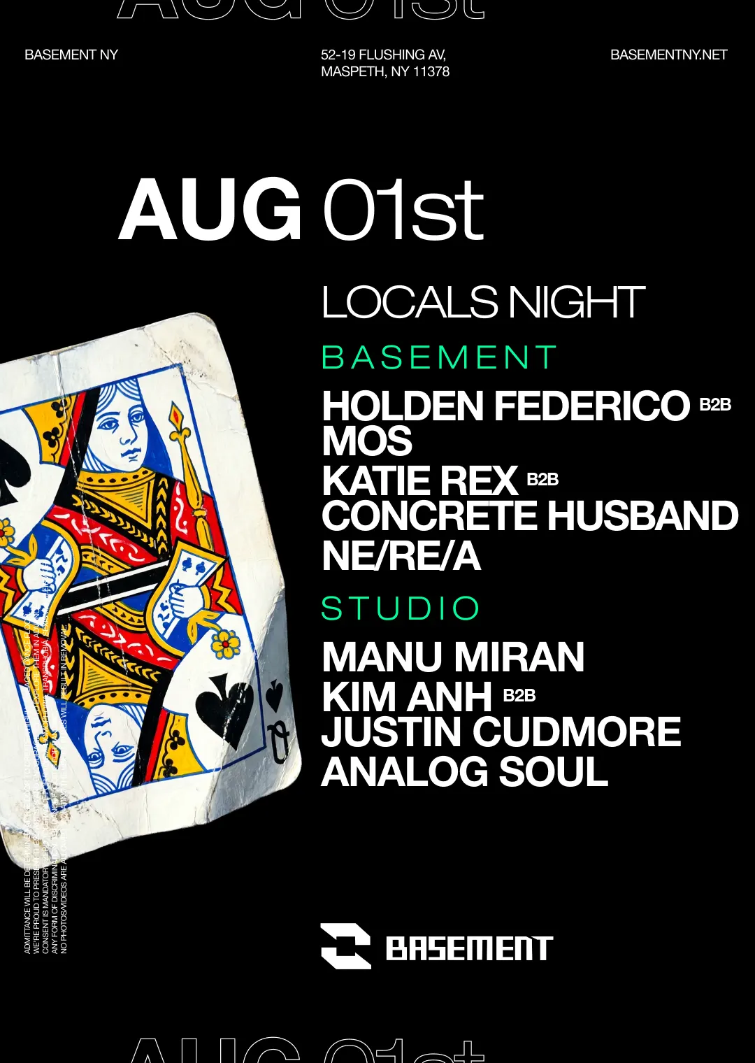 Locals Night event flyer
