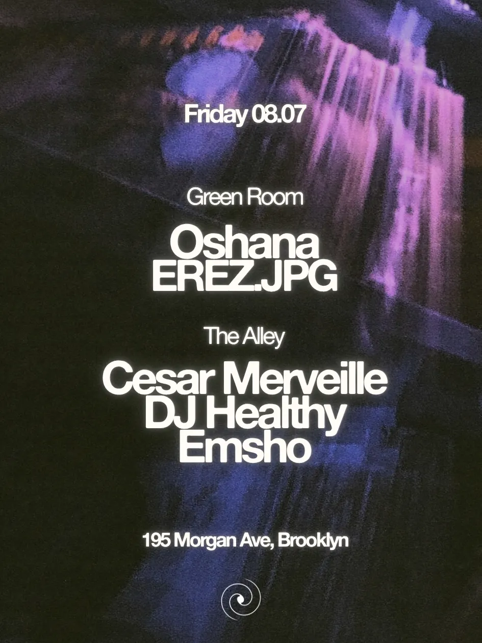 Golden Record NYC presents Oshana, Cesar Merveille, DJ Healthy event flyer