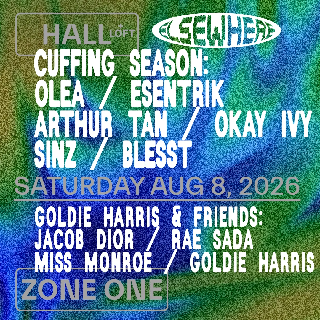 Cuffing Season: OLEA, Esentrik, Arthur Tan, Okay Ivy, SINZ, Blesst + Goldie Harris & Friends event flyer