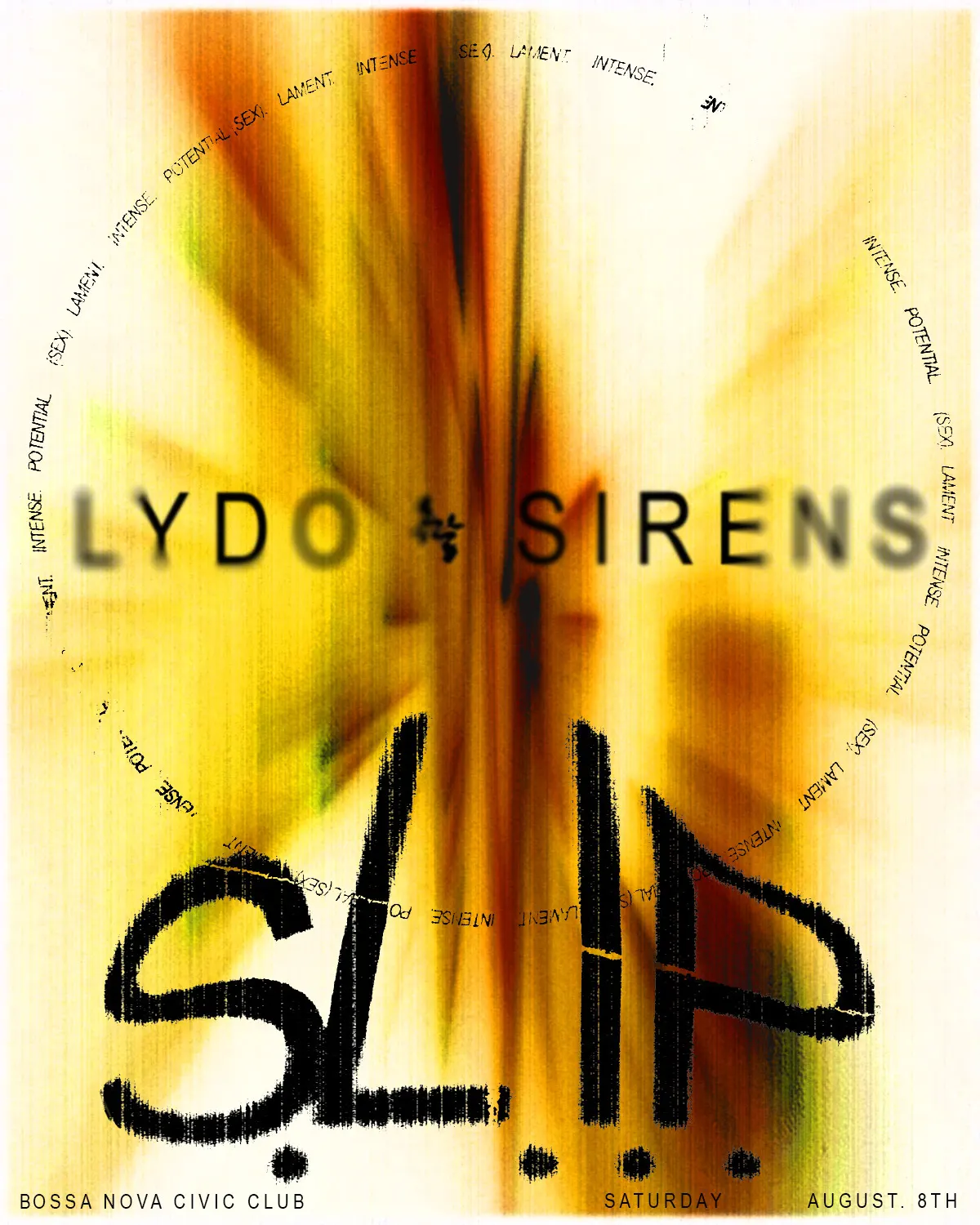 S.L.I.P event flyer